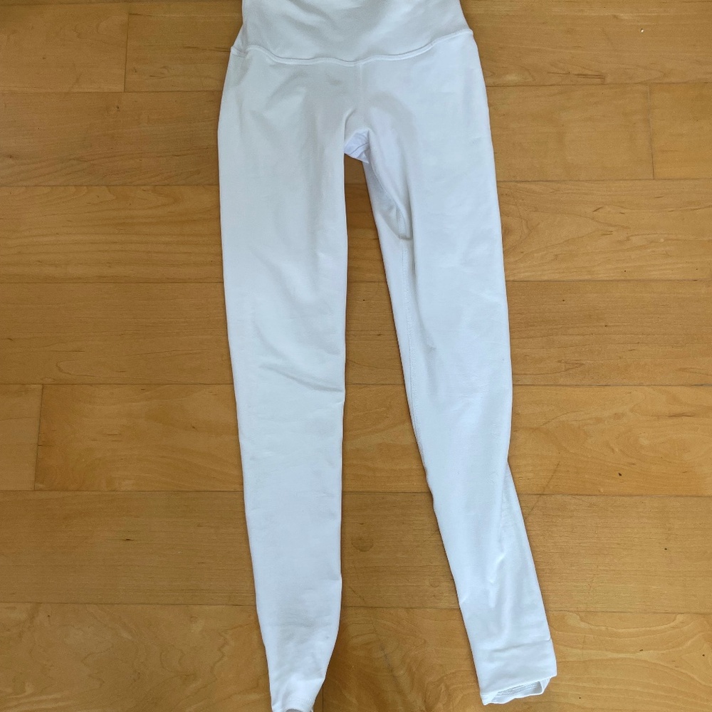 Alo white leggings XS
